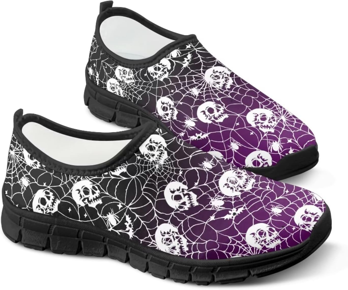 Женские кроссовки Fonplted без шнурков для прогулок, модные повседневные кроссовки, обувь на Хэллоуин для взрослых унисекс, Skull
Женские кроссовки Fonplted без шнурков для прогулок, модные повседневные кроссовки, обувь на Хэллоуин для взрослых унисекс, Skull