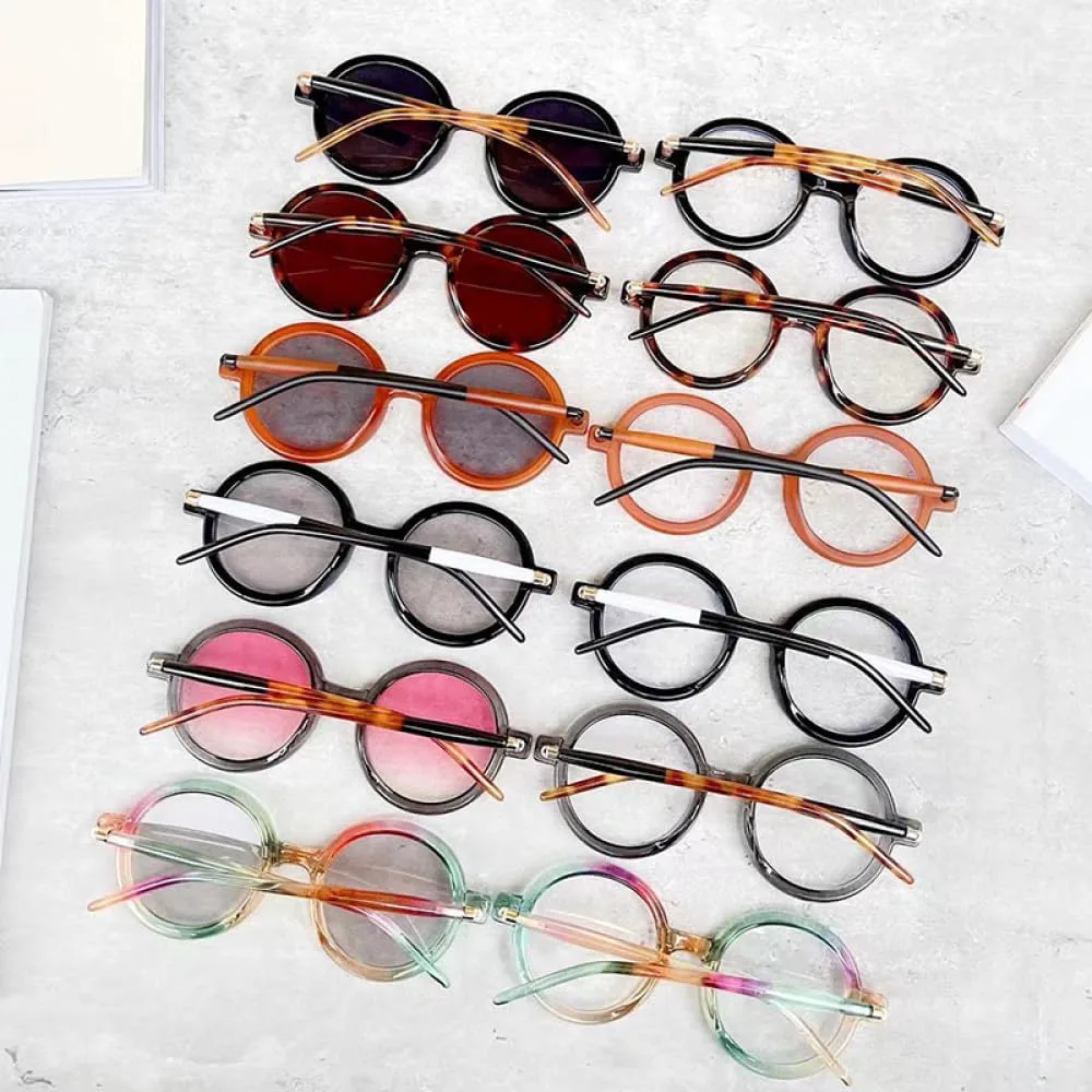 Модные двухцветные женские круглые солнцезащитные очки в стиле ретро для мужчин, очки для работы за компьютером с защитой от синего света TYUVIVO, Colorful Clear
Модные двухцветные женские круглые солнцезащитные очки в стиле ретро для мужчин, очки для работы за компьютером с защитой от синего света TYUVIVO, Colorful Clear