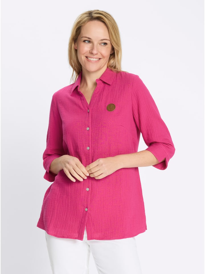 Sieh an! Длинная блузка цвета фуксии
Sieh an! Длинная блузка цвета фуксии