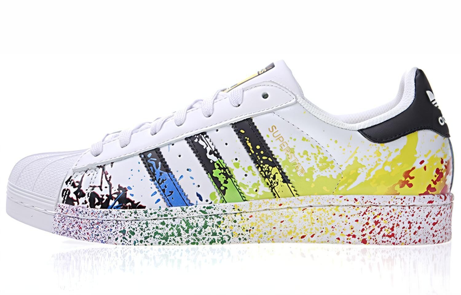 Кроссовки Adidas Originals Superstar Pride Shoes 'White Black Multi-Color'
Кроссовки Adidas Originals Superstar Pride Shoes 'White Black Multi-Color'