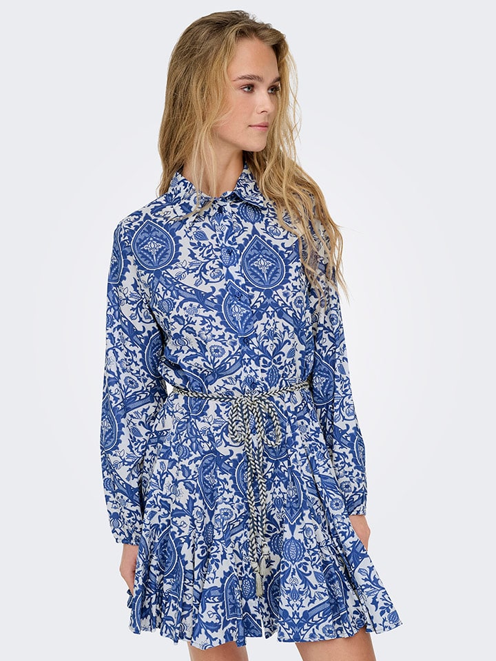 Короткое платье ONLY, синий/белый
Короткое платье ONLY, синий/белый