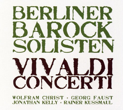 CD диск Vivaldi / Berliner Barock Solisten / Kussmaul: Concerti 
CD диск Vivaldi / Berliner Barock Solisten / Kussmaul: Concerti