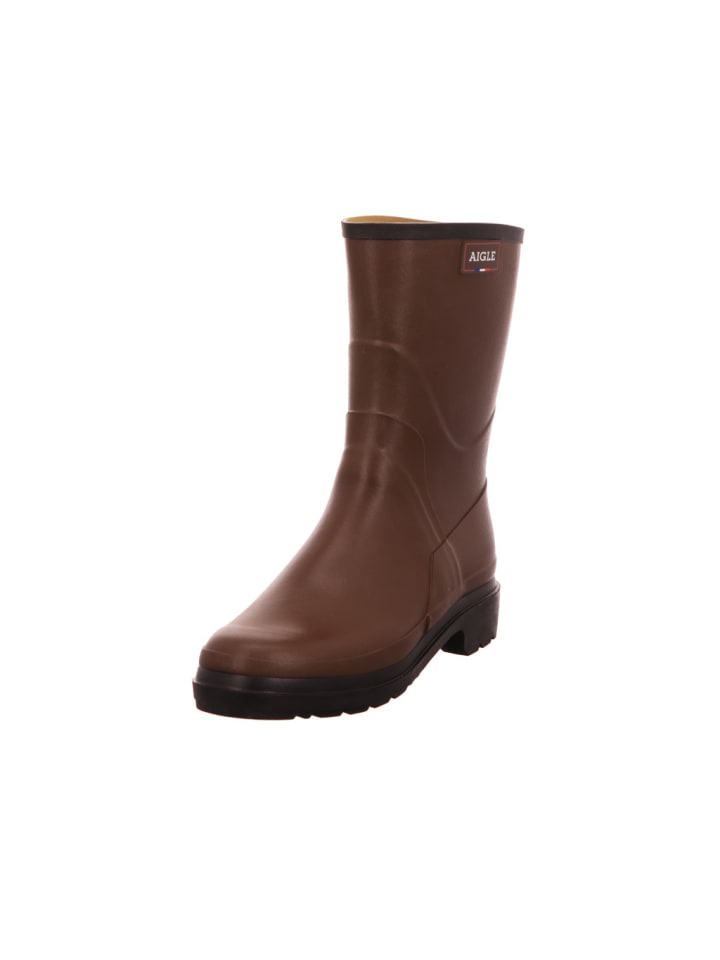 Коричневые резиновые сапоги AIGLE
Коричневые резиновые сапоги AIGLE