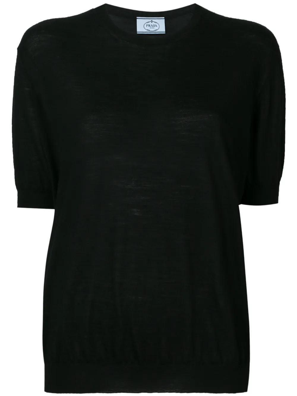 Джемпер с короткими рукавами Prada, черный
Джемпер с короткими рукавами Prada, черный