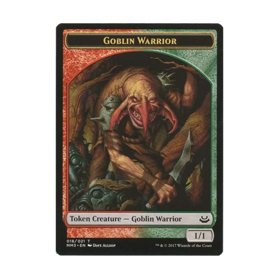 CCG Гоблин-воин – жетон (С), MTG - Modern Masters 2017
CCG Гоблин-воин – жетон (С), MTG - Modern Masters 2017