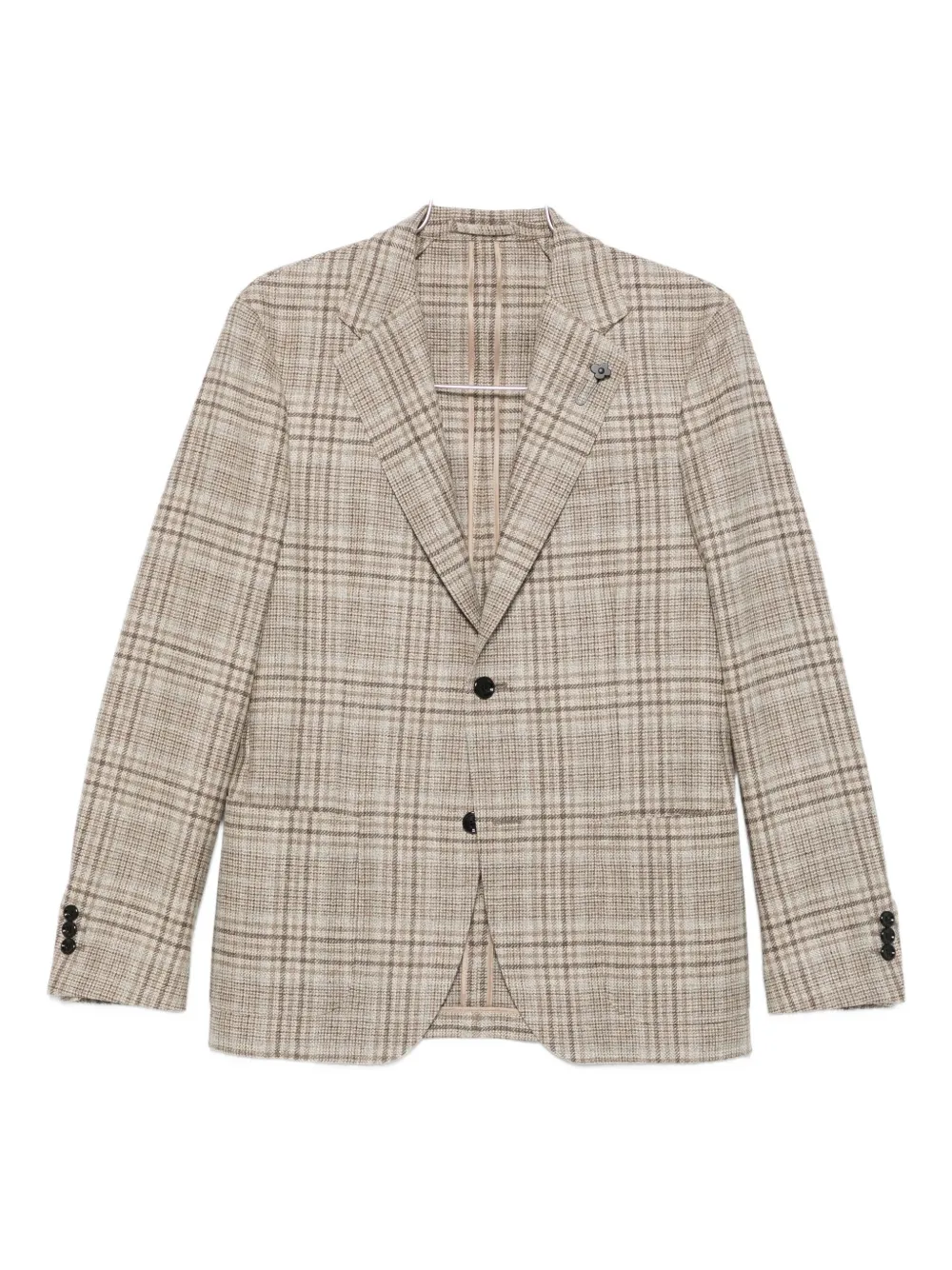 Клетчатый пиджак на двух пуговицах Lardini, зеленый
Клетчатый пиджак на двух пуговицах Lardini, зеленый