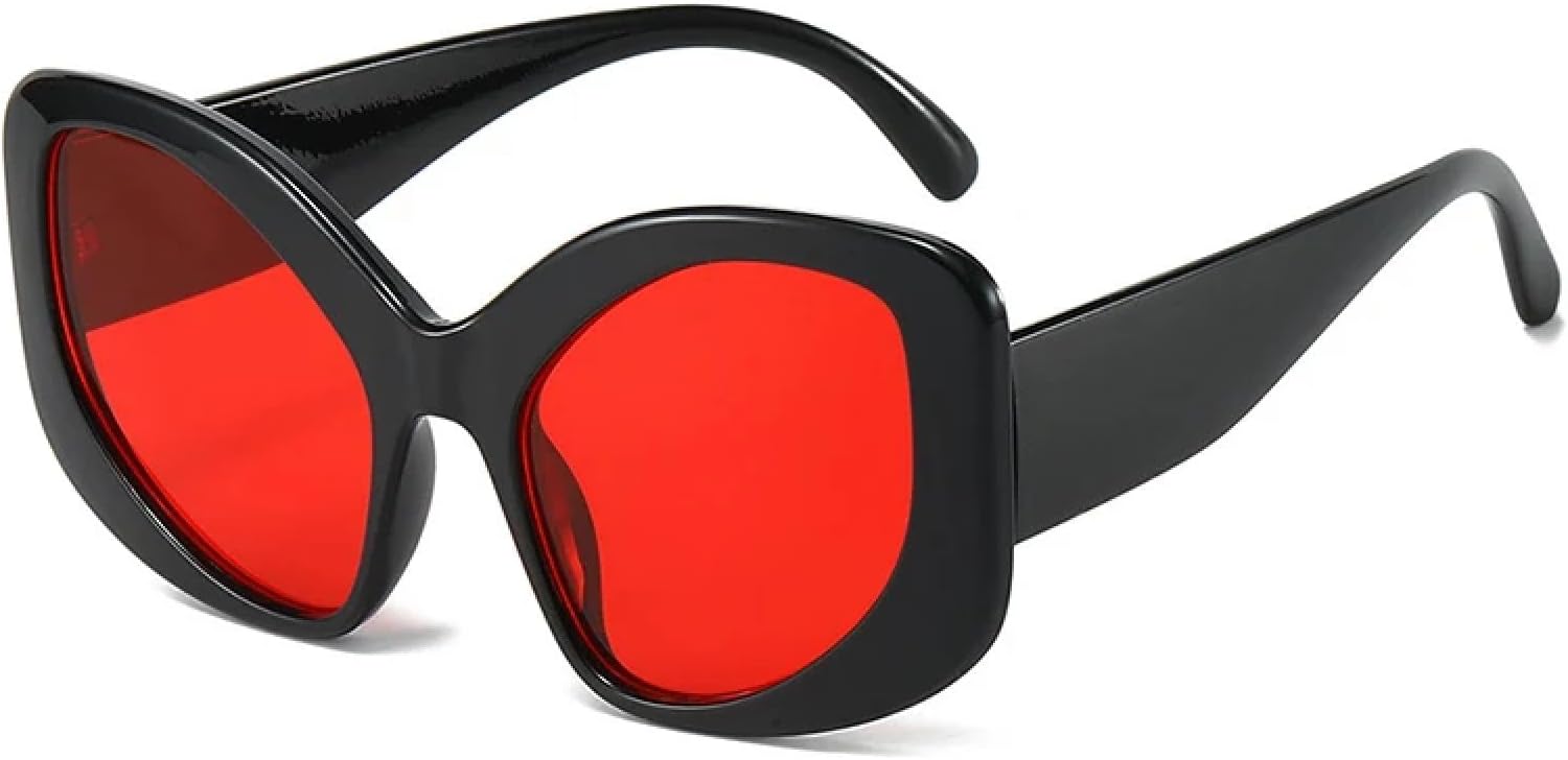 Модные солнцезащитные очки большого размера «кошачий глаз» для женщин, защита от УФ-излучения UV400, ретро-очки для мужчин, матовые, конфетного цвета TVTBBVV, Black Red
Модные солнцезащитные очки большого размера «кошачий глаз» для женщин, защита от УФ-излучения UV400, ретро-очки для мужчин, матовые, конфетного цвета TVTBBVV, Black Red