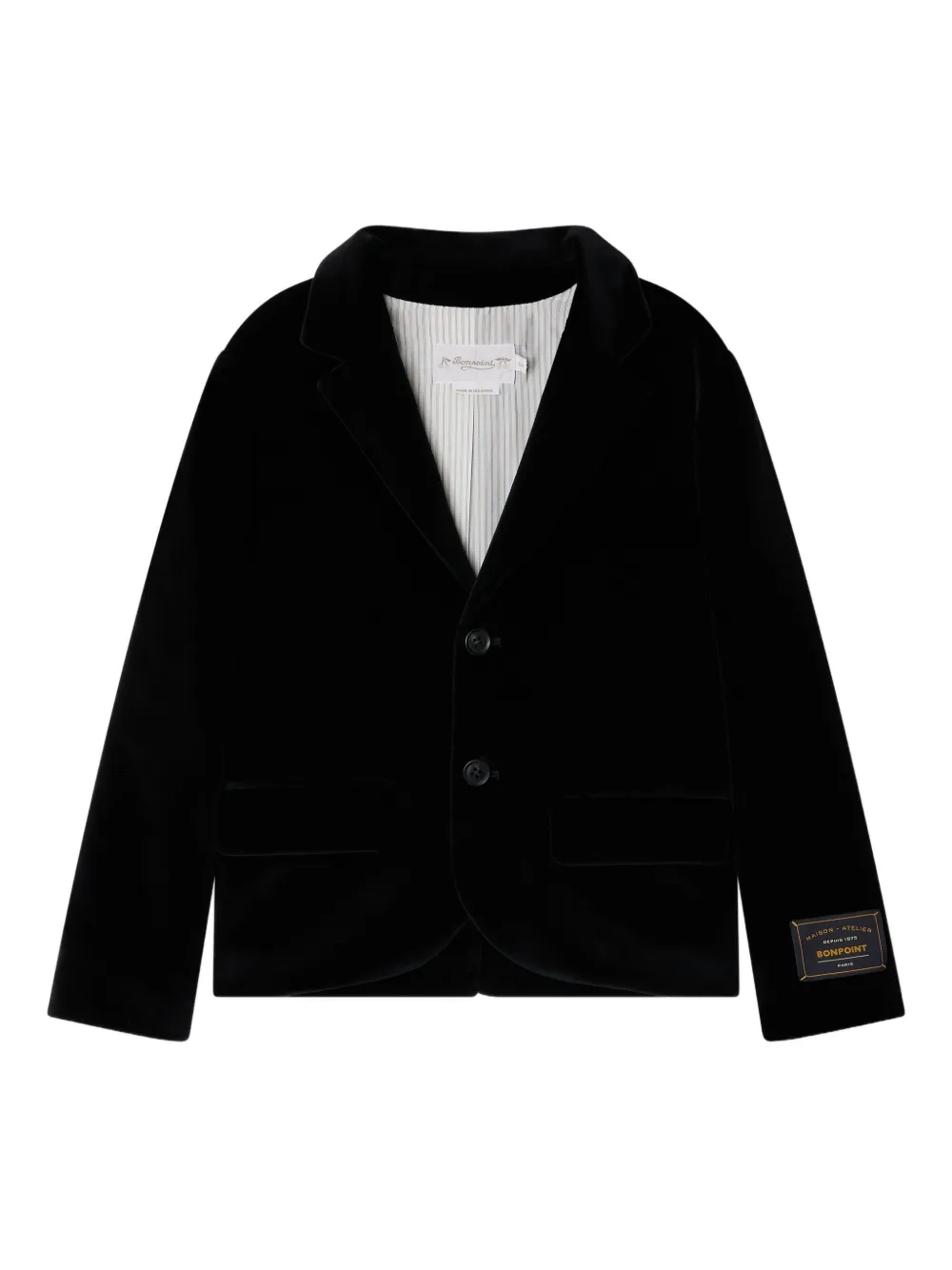 Пиджак с нашивкой-логотипом Bonpoint, черный
Пиджак с нашивкой-логотипом Bonpoint, черный