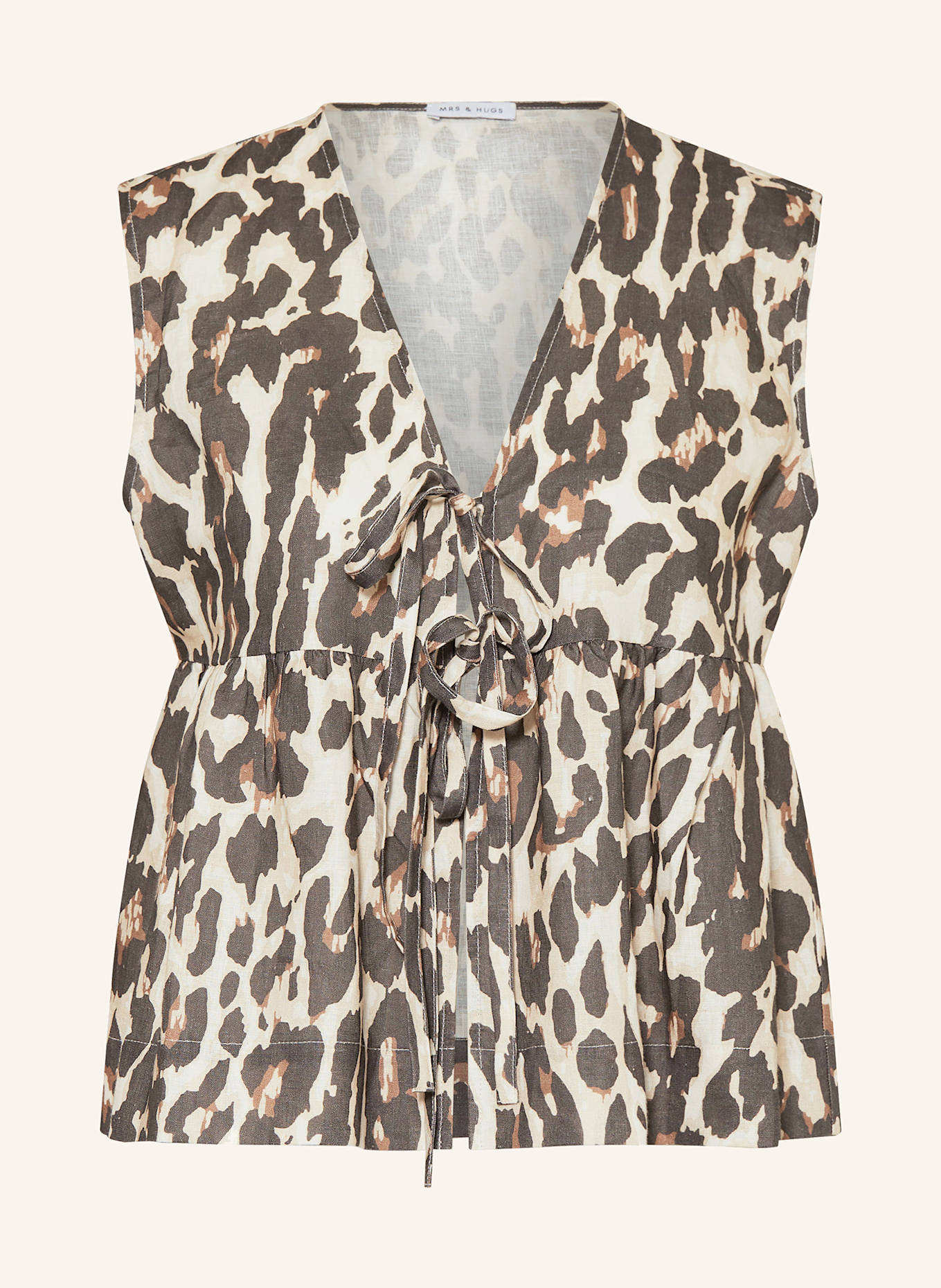 Верх блузки из льна Mrs & Hugs, мультиколор
Верх блузки из льна Mrs & Hugs, мультиколор