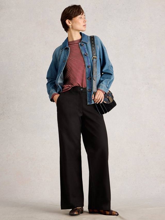 Брюки Belle с широкими штанинами White Stuff, Pure Black
Брюки Belle с широкими штанинами White Stuff, Pure Black