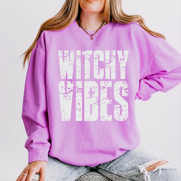 Свитшот женский легкий garment dyed Witchy vibes Simply Sage Market, Neon Violet
Свитшот женский легкий garment dyed Witchy vibes Simply Sage Market, Neon Violet