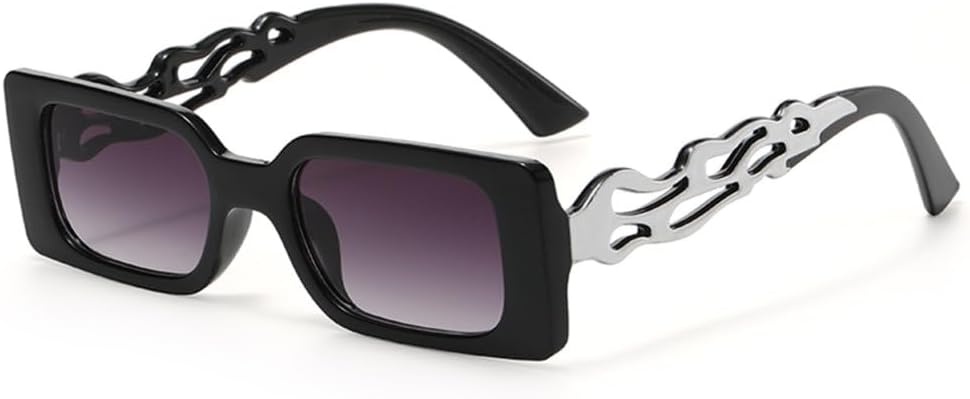 Солнцезащитные очки LVTFCO в винтажном стиле, прямоугольные, женские, ретро, с огненной оправой, для путешествий, в стиле хип-хоп, с защитой от УФ-излучения UV400, Silver
Солнцезащитные очки LVTFCO в винтажном стиле, прямоугольные, женские, ретро, с огненной оправой, для путешествий, в стиле хип-хоп, с защитой от УФ-излучения UV400, Silver