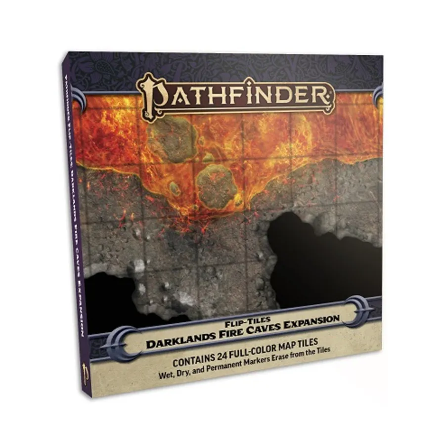 Переворачивающиеся плитки — расширение «Огненные пещеры Темных земель», Pathfinder Roleplaying Game (2nd Edition) - Flip-Mats & Flip-Tiles
Переворачивающиеся плитки — расширение «Огненные пещеры Темных земель», Pathfinder Roleplaying Game (2nd Edition) - Flip-Mats & Flip-Tiles