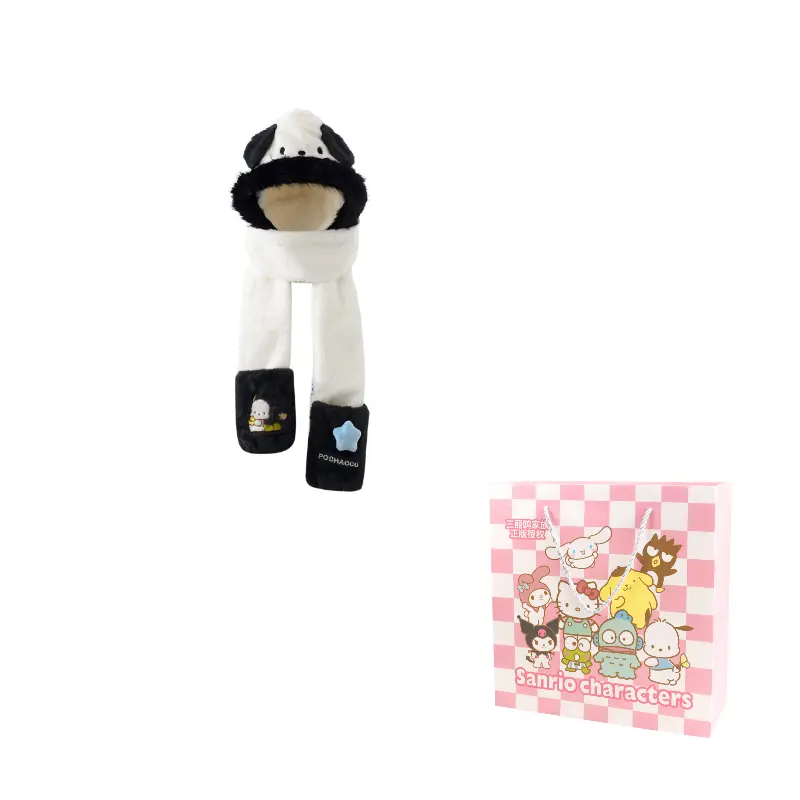 Pacha Dogs худи из полиэстера и плюшевые шапки Unisex Sanrio, pochacco frayed edge three-piece set
Pacha Dogs худи из полиэстера и плюшевые шапки Unisex Sanrio, pochacco frayed edge three-piece set