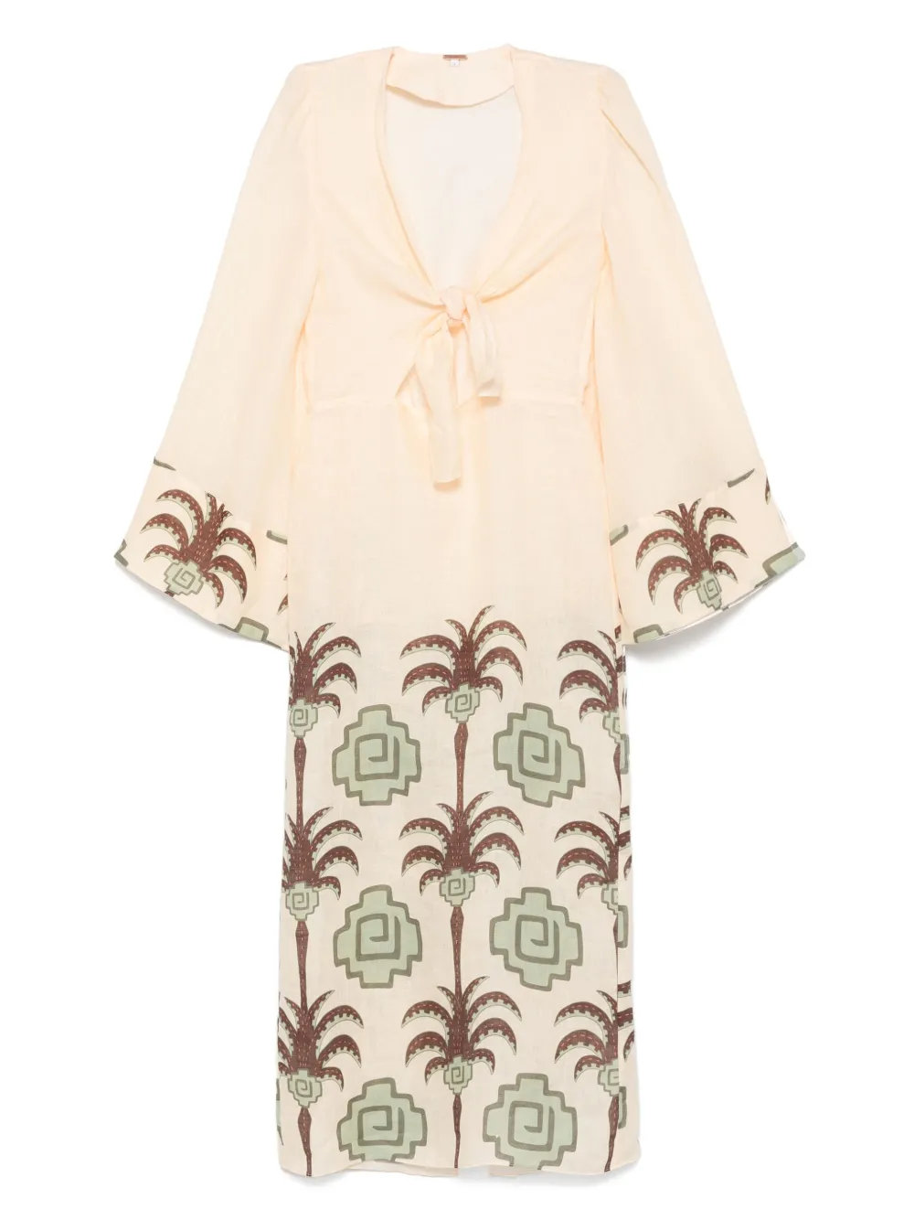 Платье миди Sailing Flags Johanna Ortiz, нейтральный
Платье миди Sailing Flags Johanna Ortiz, нейтральный