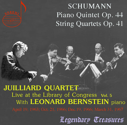CD диск Schumann / Juilliard String Quartet / Bernstein: Live at the Library of Congress 5
CD диск Schumann / Juilliard String Quartet / Bernstein: Live at the Library of Congress 5