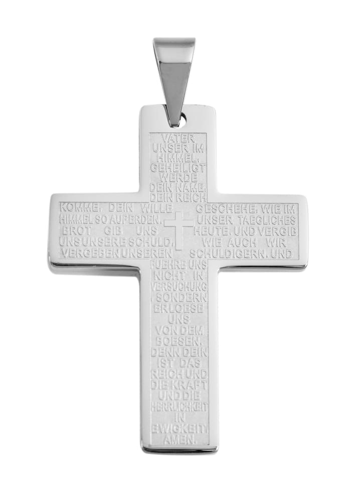 Adeliás Кулон унисекс - крест из нержавеющей стали серебристого цвета
Adeliás Кулон унисекс - крест из нержавеющей стали серебристого цвета
