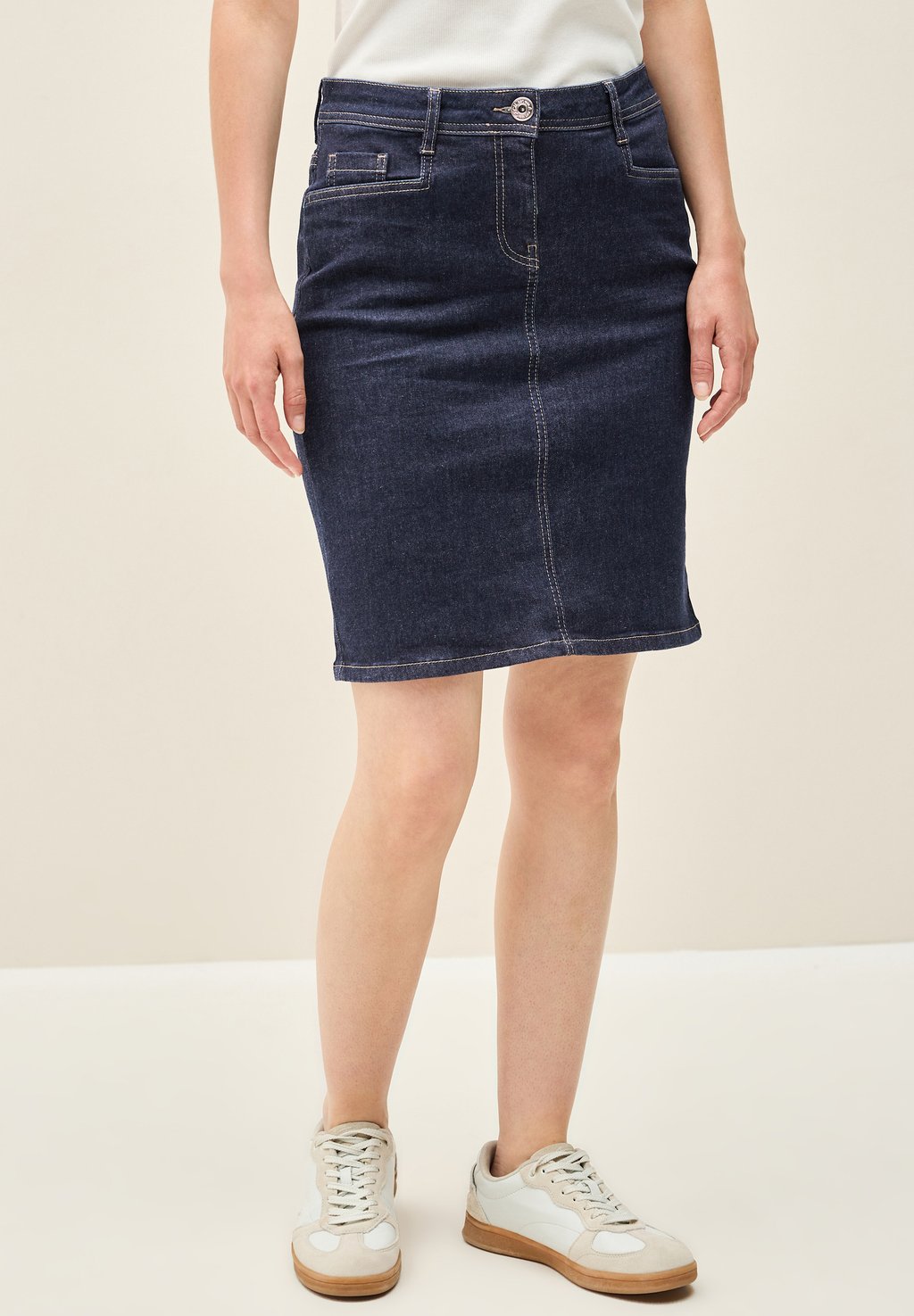 Джинсовая юбка Pencil skirt Cecil, цвет Blau
Джинсовая юбка Pencil skirt Cecil, цвет Blau