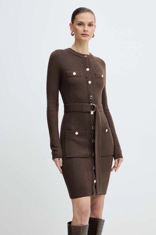 Кашемировое платье AFRAH Marciano Guess, коричневый
Кашемировое платье AFRAH Marciano Guess, коричневый