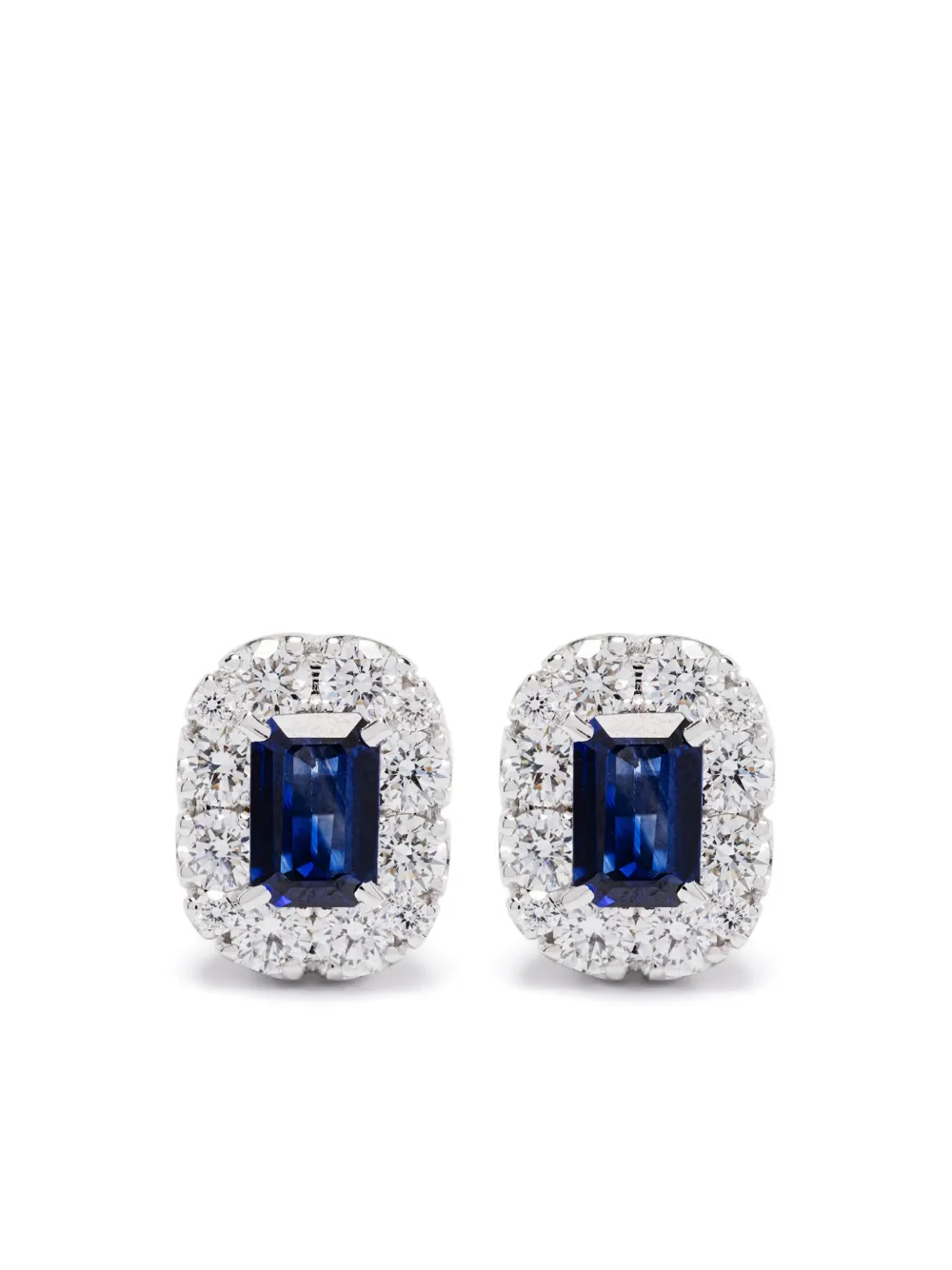 Серьги из белого золота с сапфирами и бриллиантами ROSEKEY, серебяный
Серьги из белого золота с сапфирами и бриллиантами ROSEKEY, серебяный