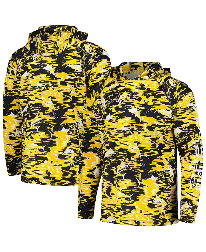 Мужская синяя толстовка с капюшоном и длинными рукавами Michigan Wolverines PFG Terminal Tackle Omni-Shade Rippled Columbia
Мужская синяя толстовка с капюшоном и длинными рукавами Michigan Wolverines PFG Terminal Tackle Omni-Shade Rippled Columbia