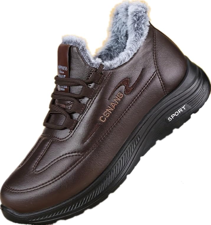 Теплые и удобные зимние мужские снежные ботинки - противоскользящие ботинки до щиколотки для походов и треккинга на открытом воздухе - синтетическая плюшевая подкладка - модные мужские кроссовки с подкладкой для дополнительного тепла Minlaidian,...
Теплые и удобные зимние мужские снежные ботинки - противоскользящие ботинки до щиколотки для походов и треккинга на открытом воздухе - синтетическая плюшевая подкладка - модные мужские кроссовки с подкладкой для дополнительного тепла Minlaidian,...