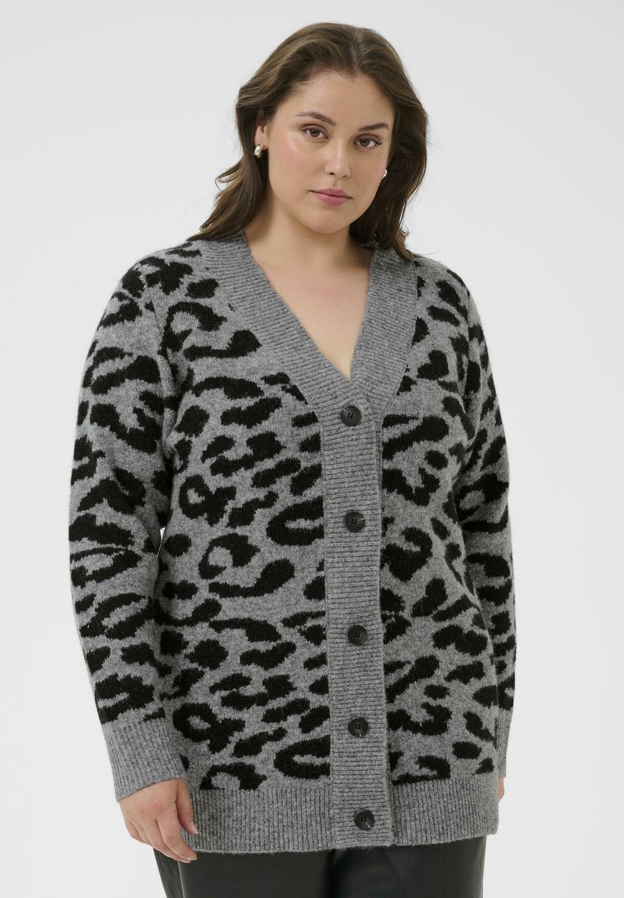 Кардиган Kaffe Curve Cardigan, Lgm Black Leopard/Grey
Кардиган Kaffe Curve Cardigan, Lgm Black Leopard/Grey