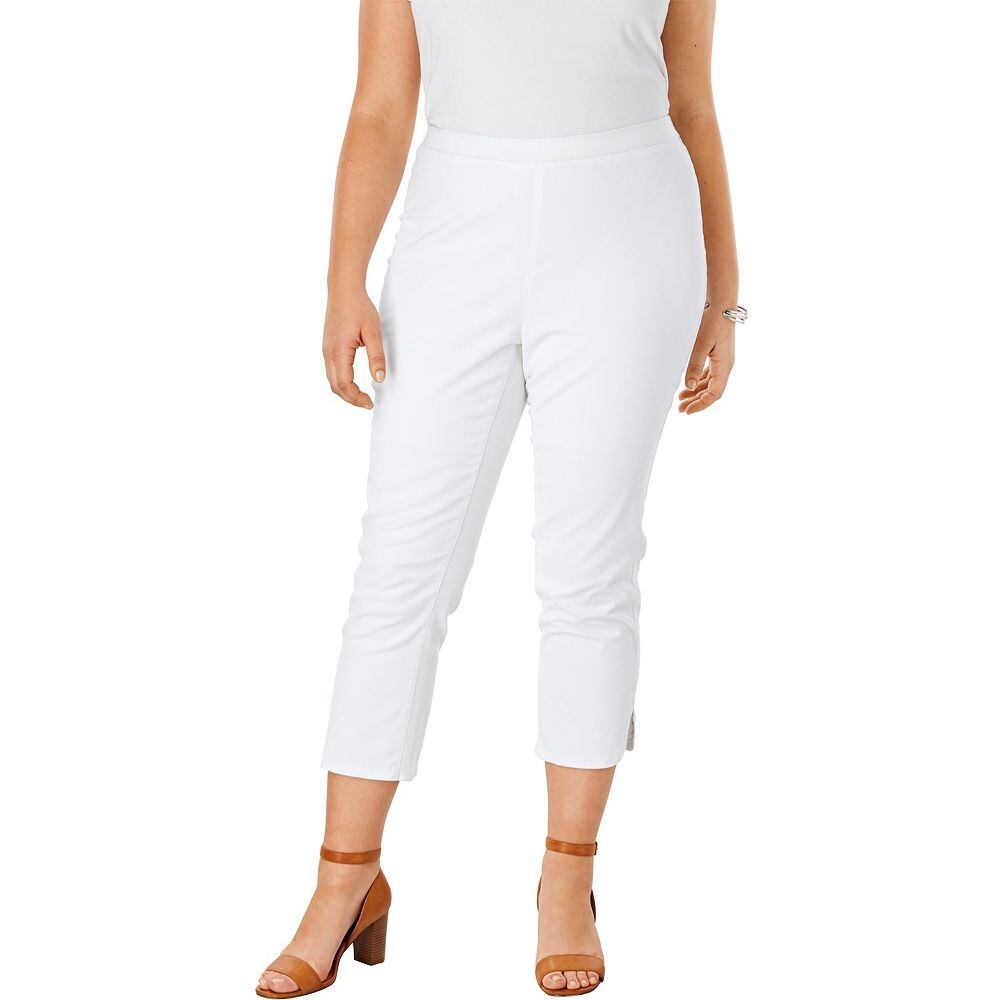 Женские укороченные джеггинсы из эластичного денима Jessica London больших размеров, белый
Женские укороченные джеггинсы из эластичного денима Jessica London больших размеров, белый