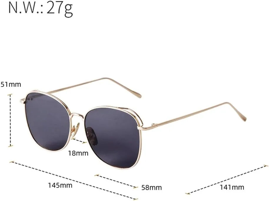 Круглые женские солнцезащитные очки в стиле ретро с металлическими линзами и оправой, солнцезащитные очки для девочек с защитой от УФ-излучения UV400 HDUBFY, Brown
Круглые женские солнцезащитные очки в стиле ретро с металлическими линзами и оправой, солнцезащитные очки для девочек с защитой от УФ-излучения UV400 HDUBFY, Brown