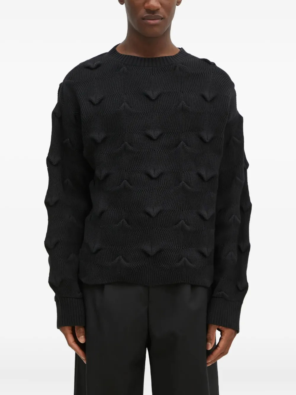 Фактурный свитер A.A. Spectrum, черный
Фактурный свитер A.A. Spectrum, черный