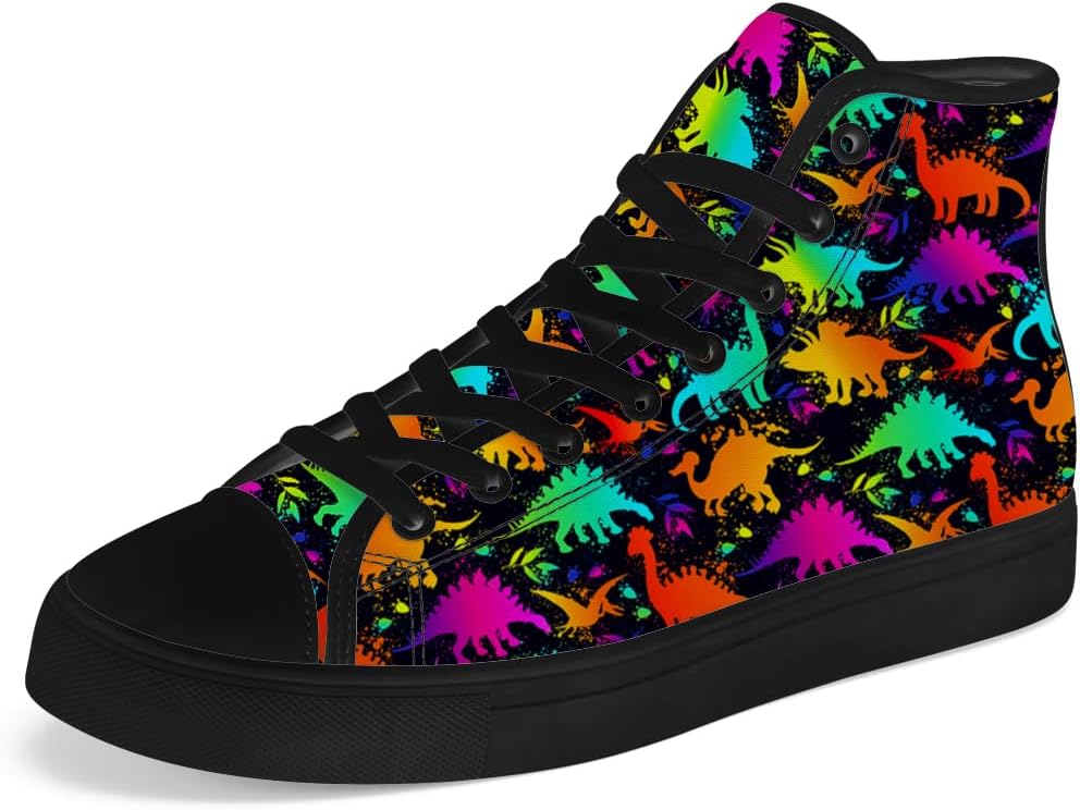 Кеды на высокой подошве с динозаврами для мужчин и женщин, высокие кроссовки на шнуровке, повседневная обувь Chebing, зеленый
Кеды на высокой подошве с динозаврами для мужчин и женщин, высокие кроссовки на шнуровке, повседневная обувь Chebing, зеленый