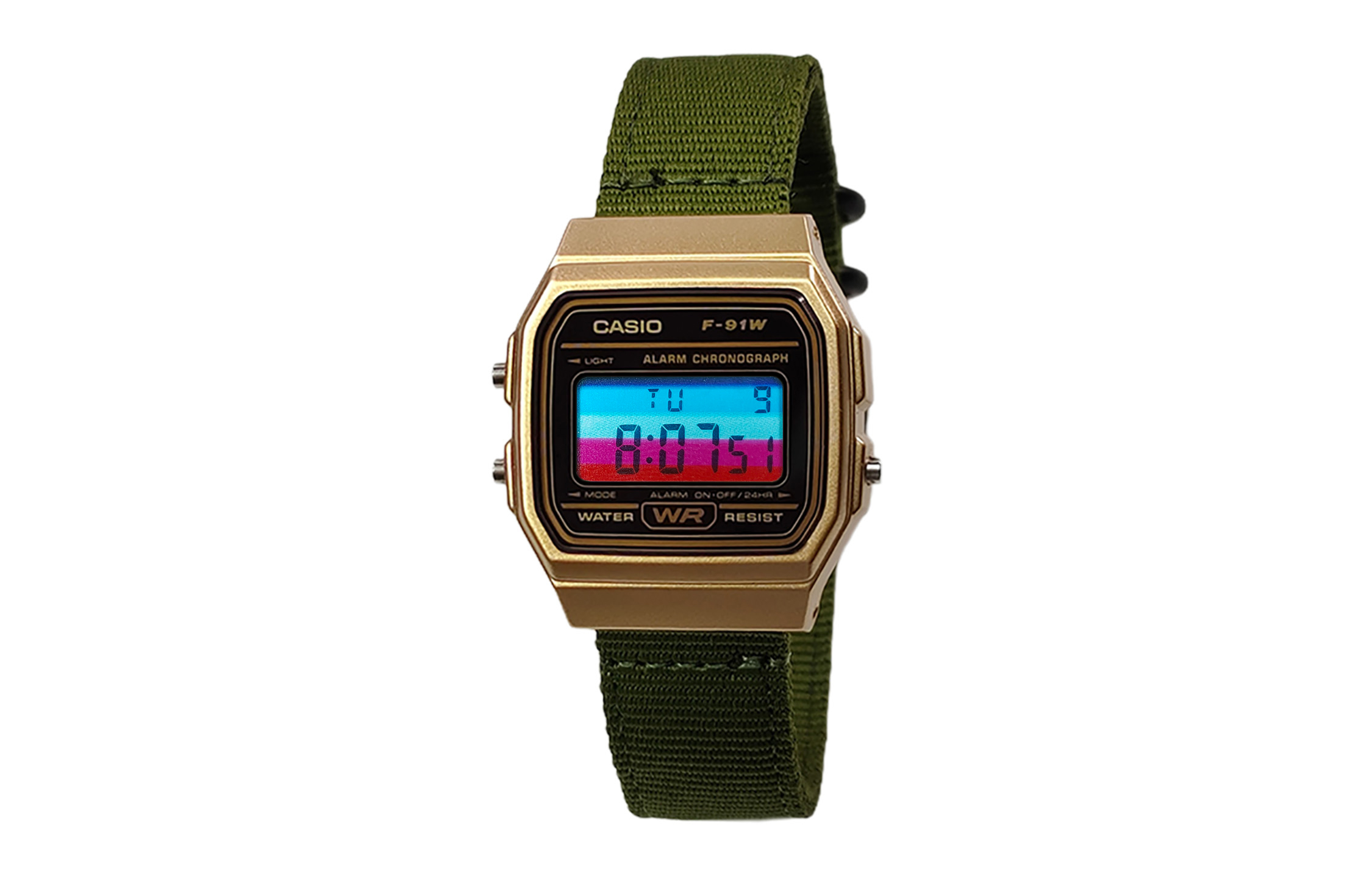 CASIO Мужские часы Retrofit Series с кварцевым механизмом и нейлоновым ремешком, черный циферблат
CASIO Мужские часы Retrofit Series с кварцевым механизмом и нейлоновым ремешком, черный циферблат
