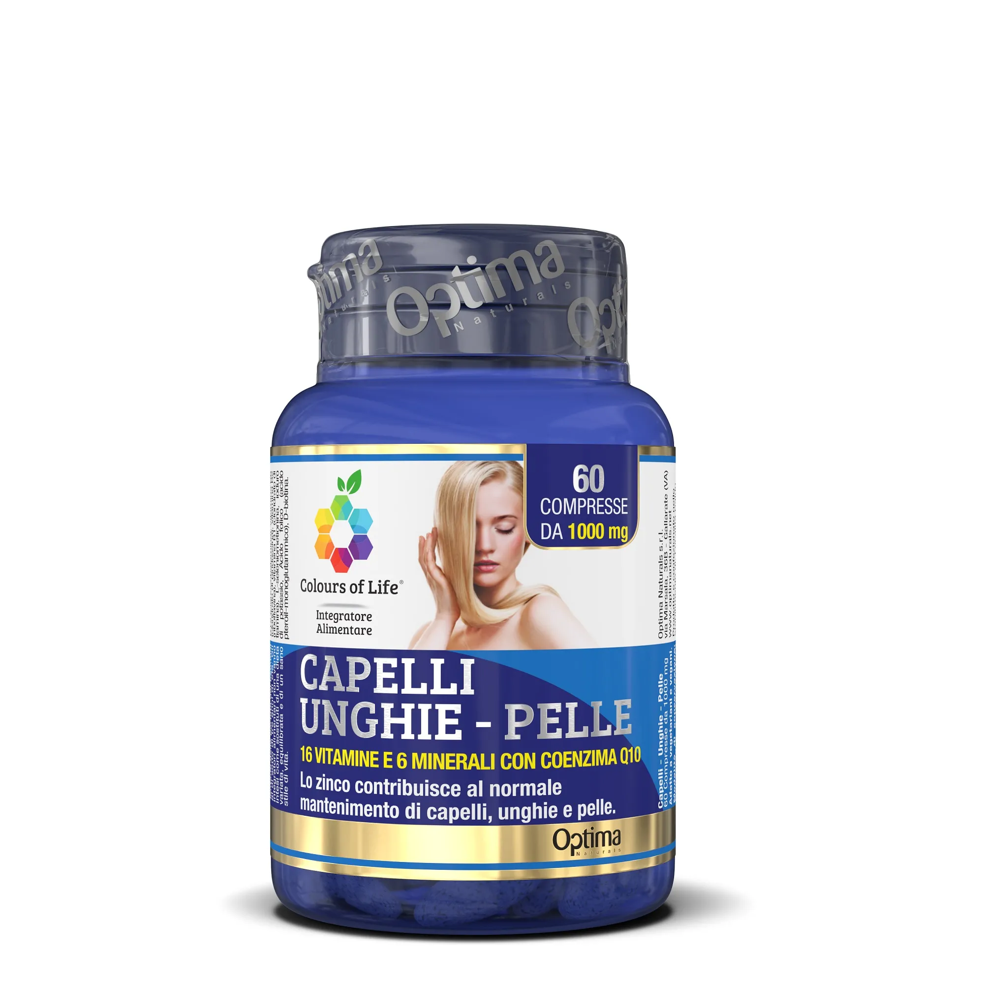 Optima Colors of Life Hair Nails Skin 60 таблеток С 16 витаминами и 6 минералами Colours Of Life
Optima Colors of Life Hair Nails Skin 60 таблеток С 16 витаминами и 6 минералами Colours Of Life