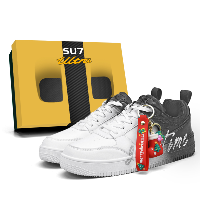 TCELLARS Амортизирующие износостойкие низкие скейтерские кроссовки на платформе унисекс эксклюзивная коробка - белый черный+рождественский кулон, цвет White Black+Christmas Pendant
TCELLARS Амортизирующие износостойкие низкие скейтерские кроссовки на платформе унисекс эксклюзивная коробка - белый черный+рождественский кулон, цвет White Black+Christmas Pendant