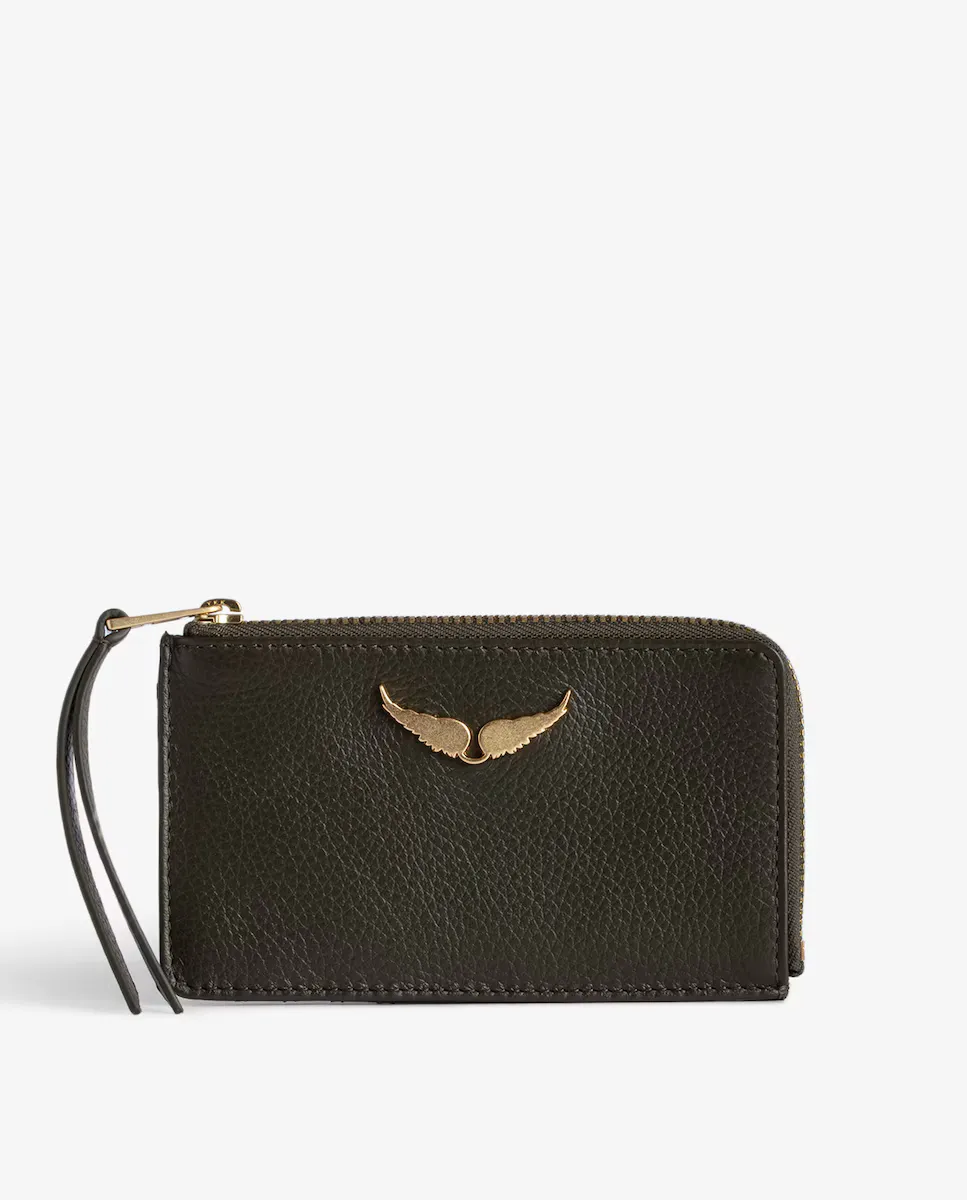 Белый кожаный женский кошелек-клатч Swing Your Wings Zadig & Voltaire, зеленый
Белый кожаный женский кошелек-клатч Swing Your Wings Zadig & Voltaire, зеленый