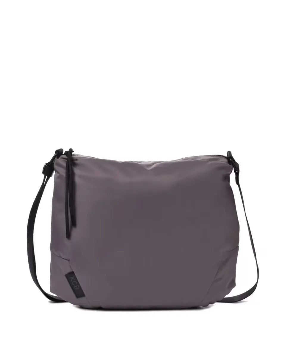 Большая женская пышная сумка на плечо серого цвета Kcb, серый 
Большая женская пышная сумка на плечо серого цвета Kcb, серый