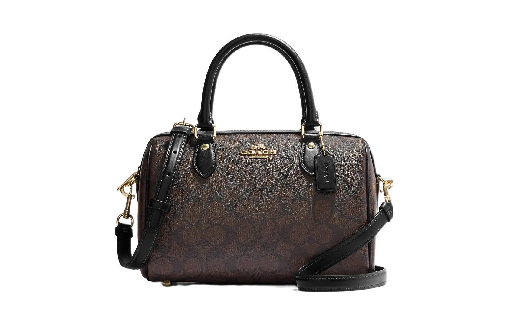 COACH Сумка-бостон из холста с кожаными вставками
COACH Сумка-бостон из холста с кожаными вставками