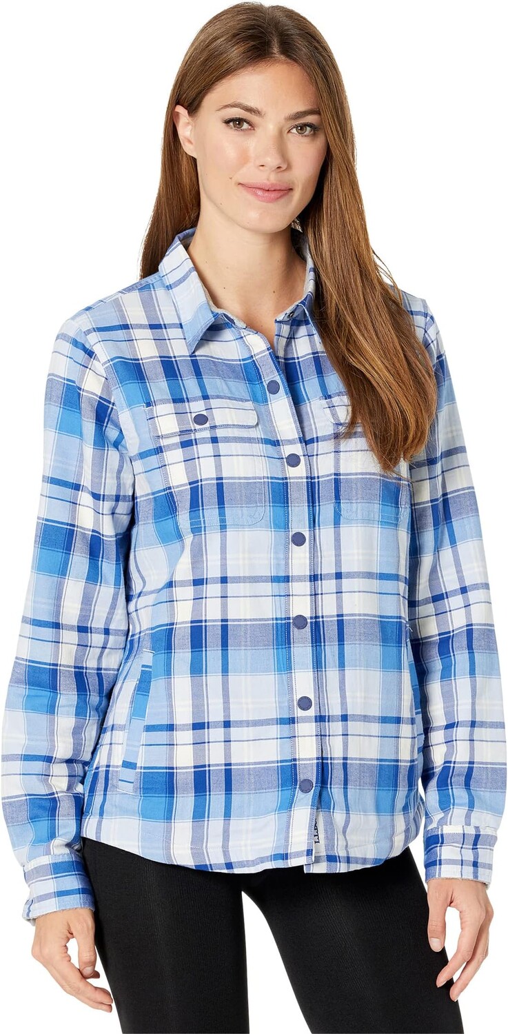 Фланелевая рубашка на флисовой подкладке в клетку на кнопках спереди L.L.Bean, цвет Bright Capri
Фланелевая рубашка на флисовой подкладке в клетку на кнопках спереди L.L.Bean, цвет Bright Capri