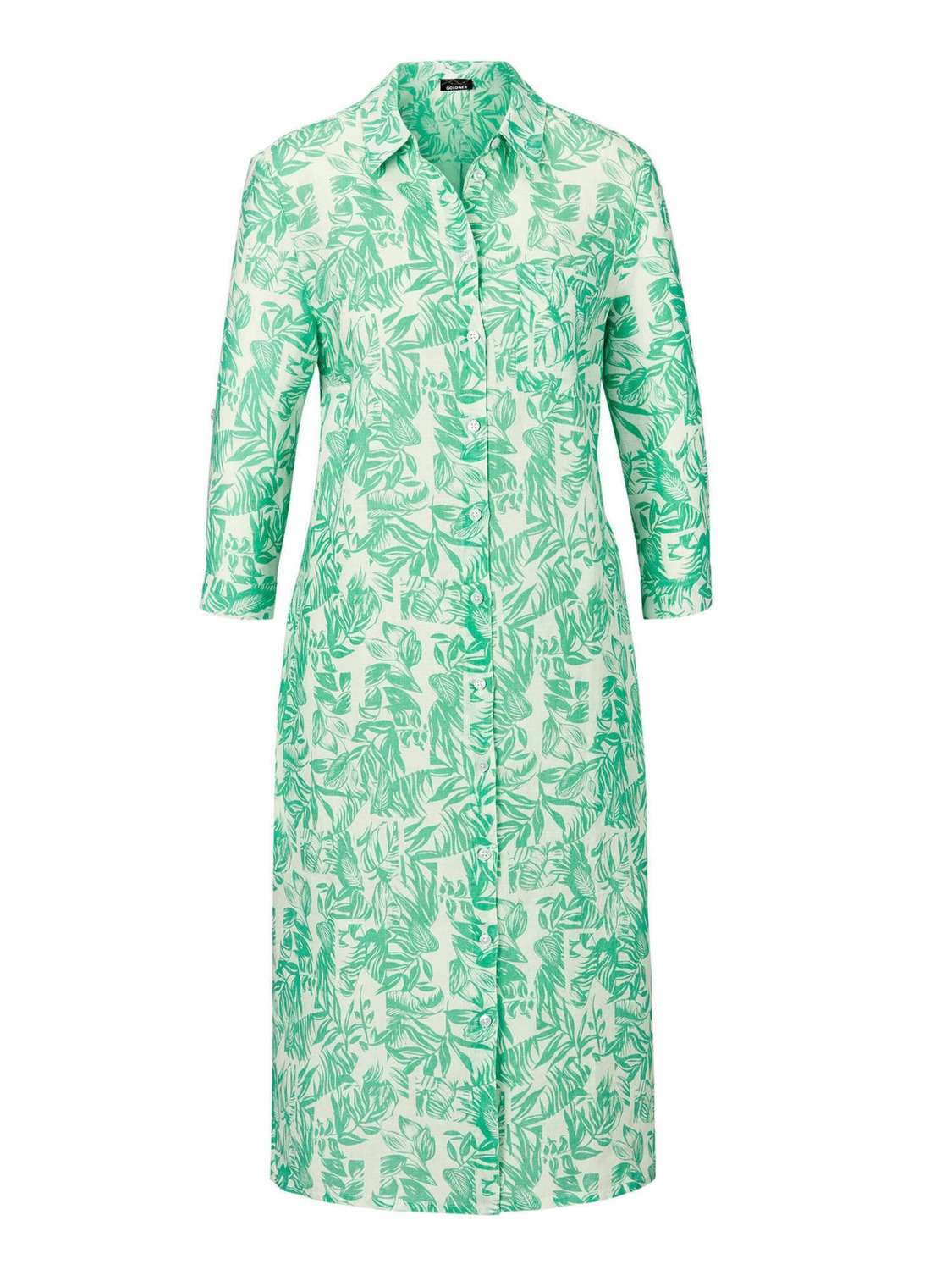 Goldner Платье-рубашка в белом цвете
Goldner Платье-рубашка в белом цвете