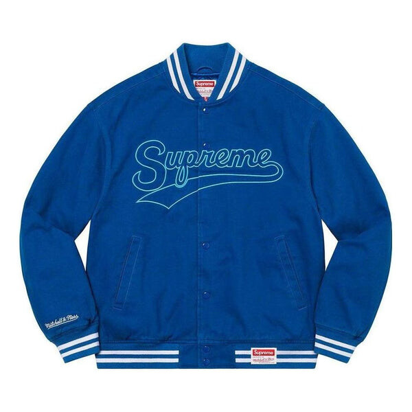 Куртка x mitchell & ness doughboy twill varsity jacket 'blue white' Supreme, синий
Куртка x mitchell & ness doughboy twill varsity jacket 'blue white' Supreme, синий