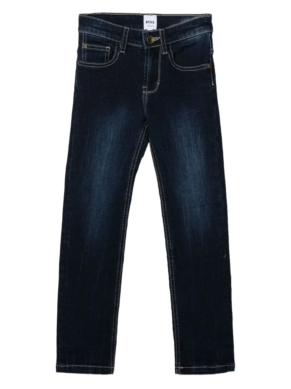 Джинсы с тисненым логотипом BOSS Kidswear, синий
Джинсы с тисненым логотипом BOSS Kidswear, синий