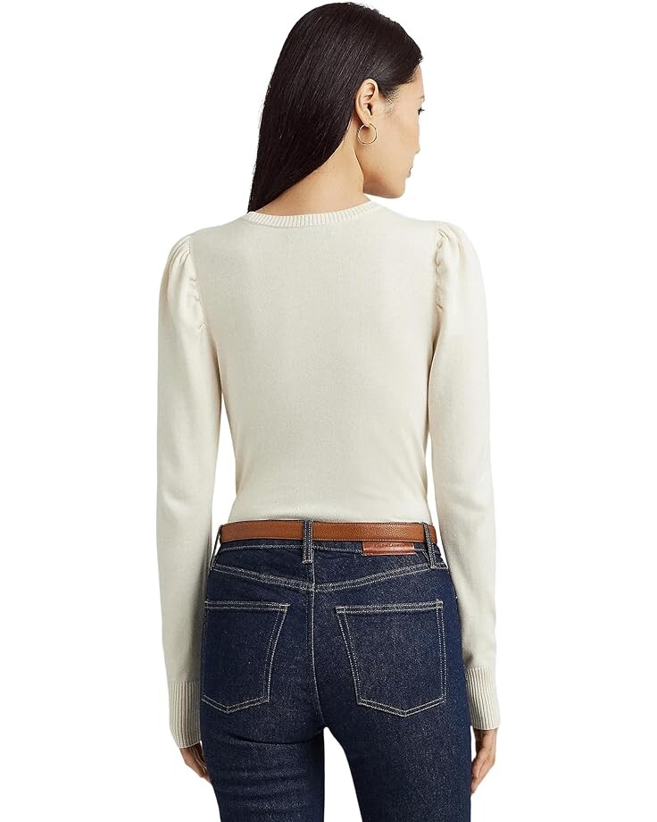 Свитер LAUREN Ralph Lauren Cotton-Blend Puff-Sleeve Sweater, цвет Mascarpone Cream
Свитер LAUREN Ralph Lauren Cotton-Blend Puff-Sleeve Sweater, цвет Mascarpone Cream