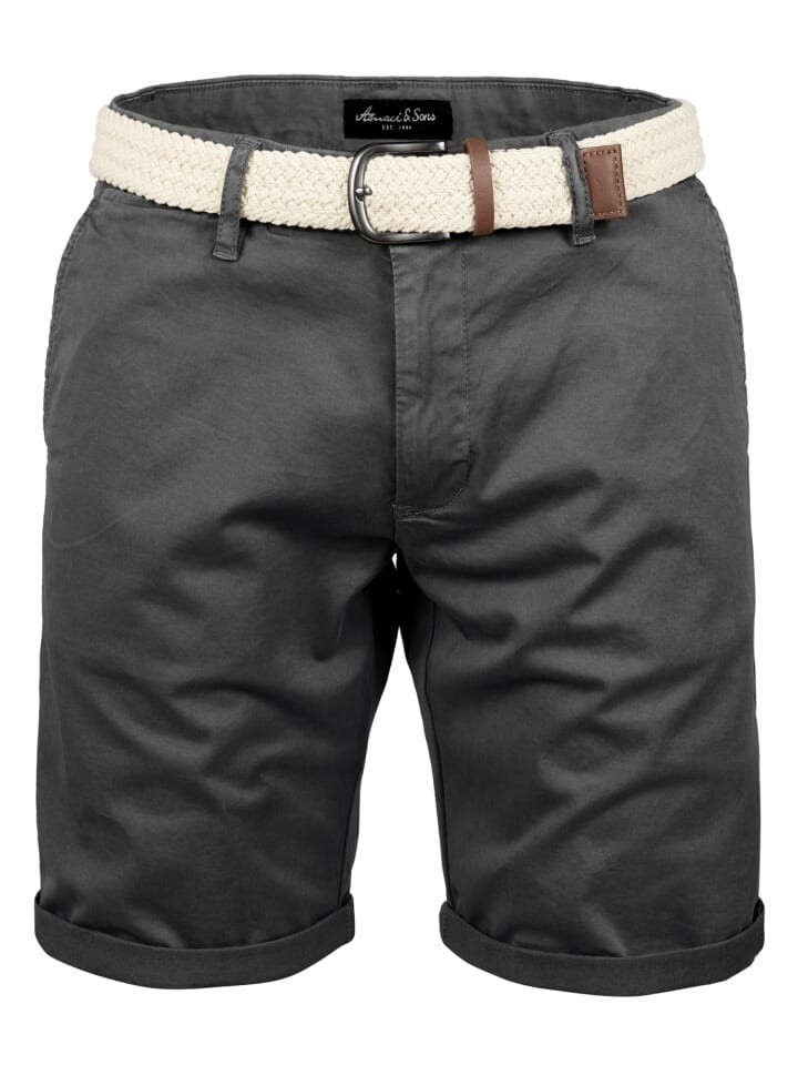 Тканевые шорты Amaci&Sons, антрацит
Тканевые шорты Amaci&Sons, антрацит