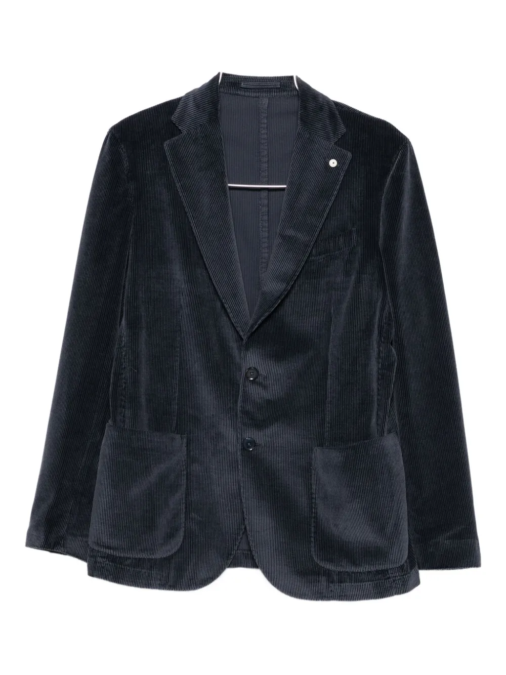 Вельветовый блейзер с накладными карманами L.B.M. 1911, синий
Вельветовый блейзер с накладными карманами L.B.M. 1911, синий