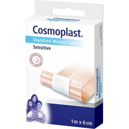 Пластырь для чувствительных ран Cosmoplast 1м х 6см
Пластырь для чувствительных ран Cosmoplast 1м х 6см