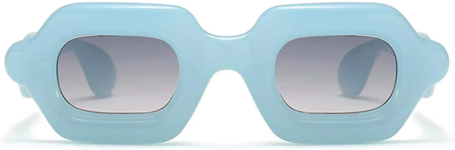 Солнцезащитные очки в стиле панк от Helena для женщин и мужчин, хип-хоп, градиентные, роскошные, с толстыми многоугольными линзами, модные очки в стиле Y2K, C3
Солнцезащитные очки в стиле панк от Helena для женщин и мужчин, хип-хоп, градиентные, роскошные, с толстыми многоугольными линзами, модные очки в стиле Y2K, C3