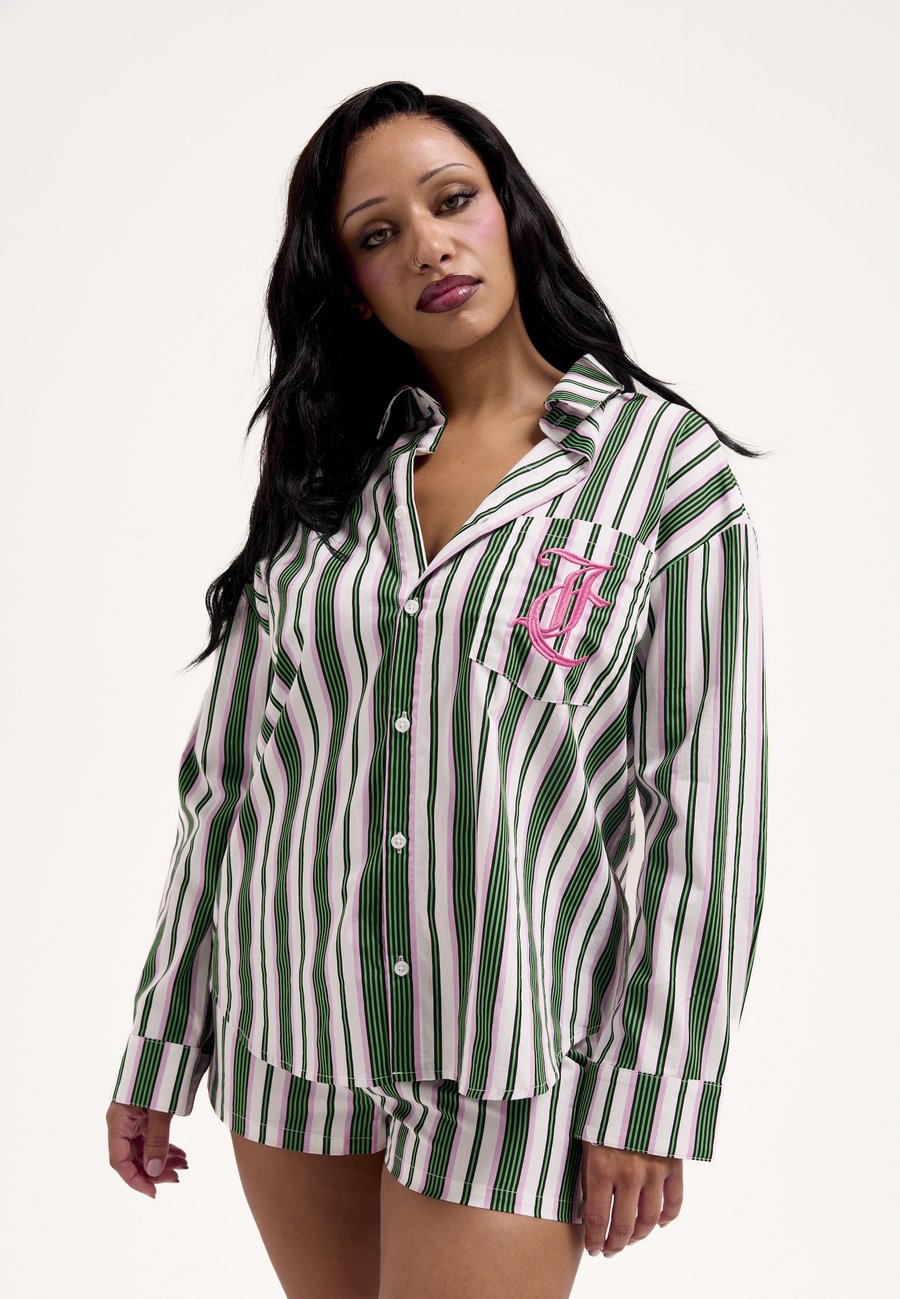 Пижамный топ Juicy Couture STRIPE SLEEP SHIRT, Greenlight/Green
Пижамный топ Juicy Couture STRIPE SLEEP SHIRT, Greenlight/Green