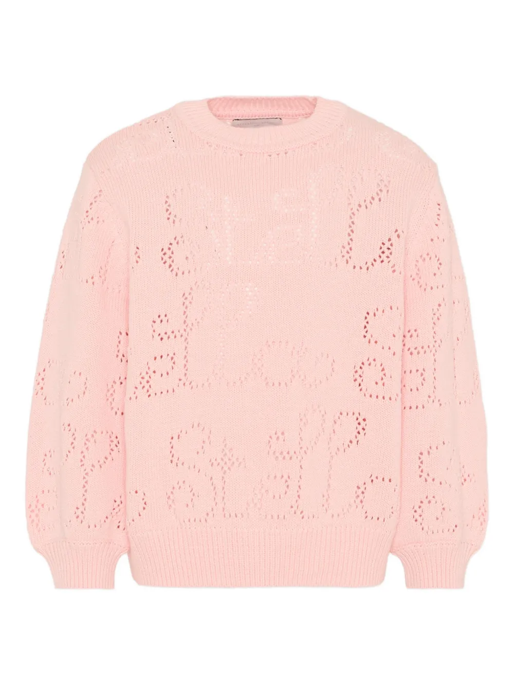 Ажурный свитер Stella Mccartney Kids, розовый
Ажурный свитер Stella Mccartney Kids, розовый