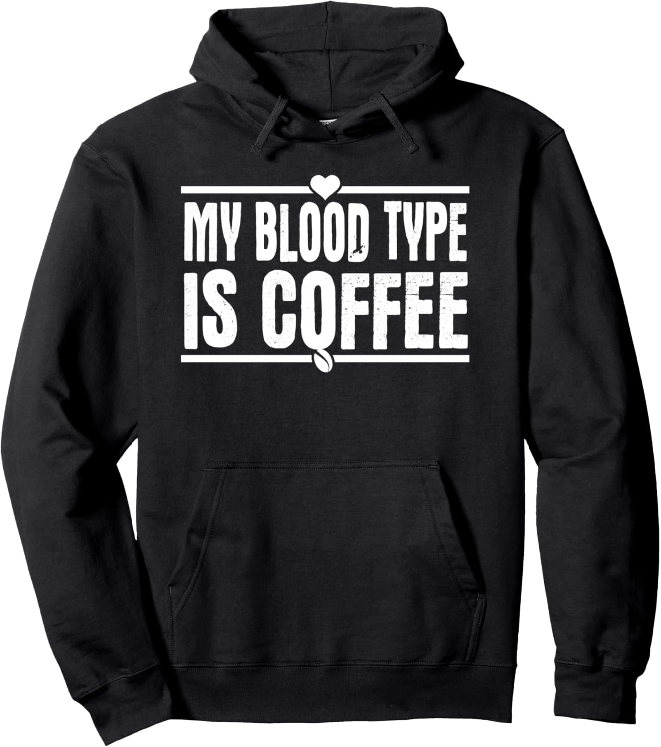 Моя группа крови - кофе - забавная толстовка для любителей кофе My Blood Type Is Coffee, черный
Моя группа крови - кофе - забавная толстовка для любителей кофе My Blood Type Is Coffee, черный