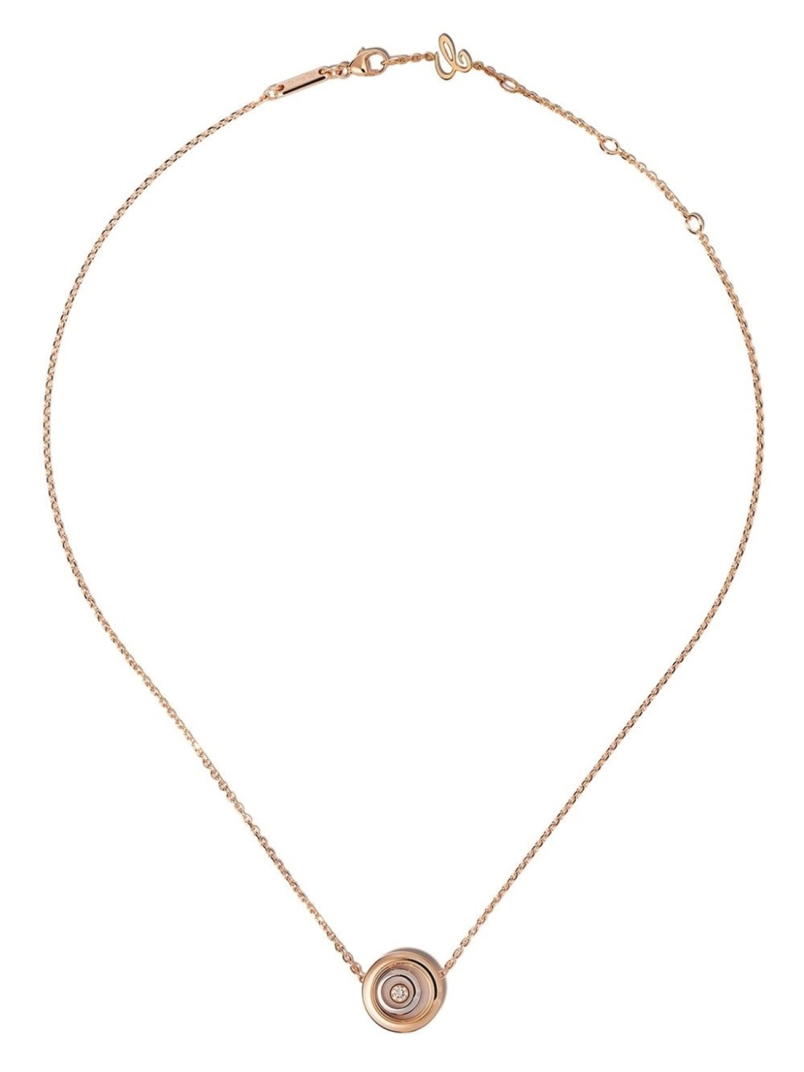 Колье Happy Spirit из розового и белого золота с бриллиантами Chopard, розовый
Колье Happy Spirit из розового и белого золота с бриллиантами Chopard, розовый